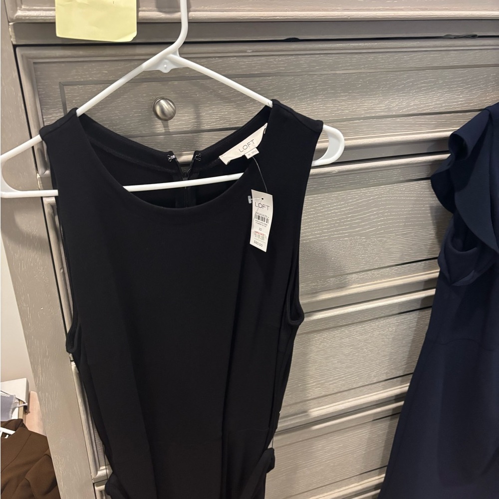 LOFT Black Sleeveless Dress